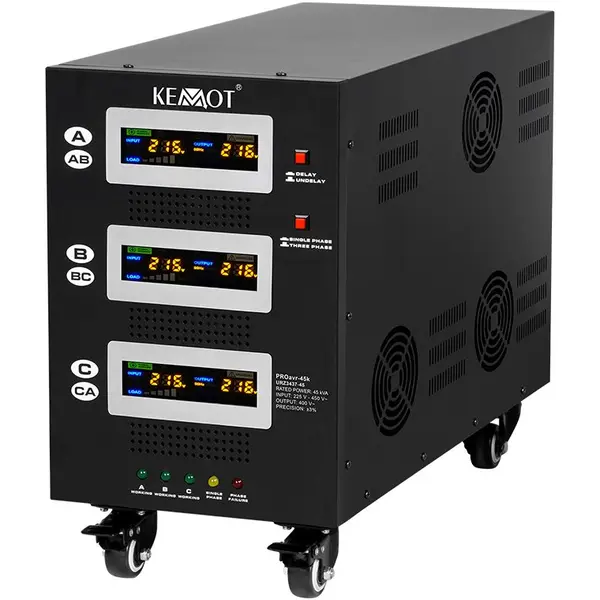 Stabilizator cu servomotor trifazat Proavr-45K Kemot URZ3437-45, 45KVA
