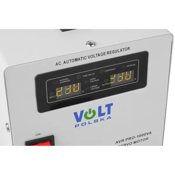 STABILIZATOR DE TENSIUNE SERVOMOTOR AVR PRO 1000 (1000VA) precizie 3%