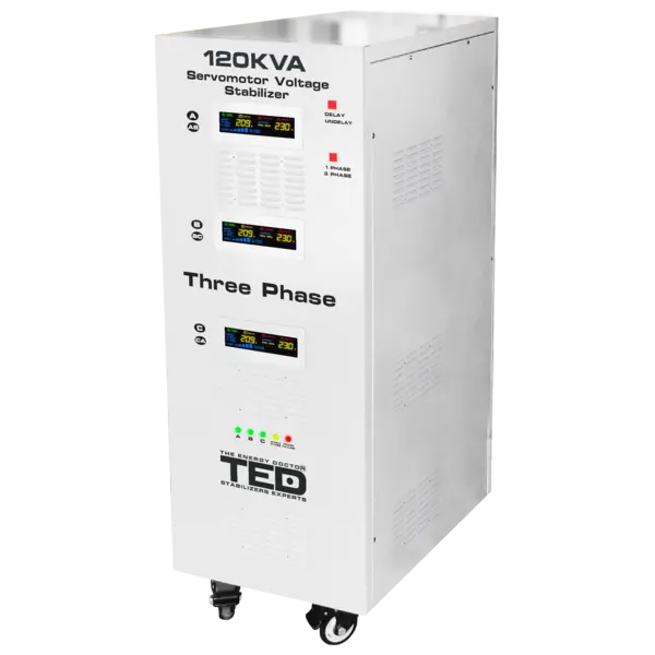 Stabilizator retea maxim 120KVA-SVC cu servomotor trifazat-trifazat TED000088
