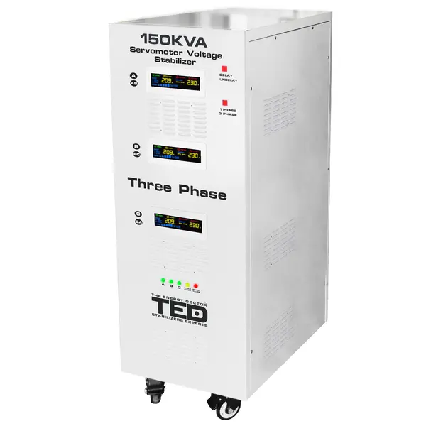 Stabilizator retea maxim 150KVA-SVC cu servomotor trifazat-trifazat TED003591