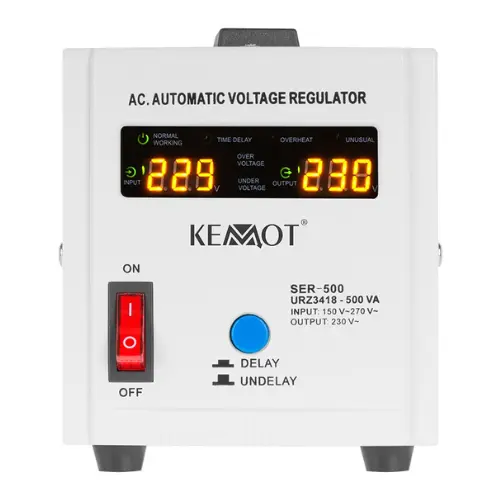 Stabilizator tensiune 500VA Ecran LCD - KEMOT URZ3418
