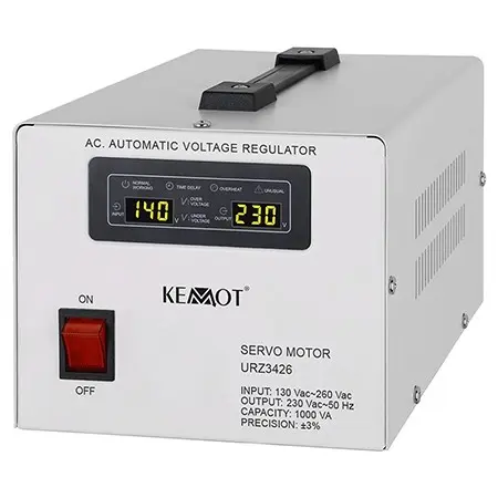 stabilizator tensiune servomotor 1000va kemot