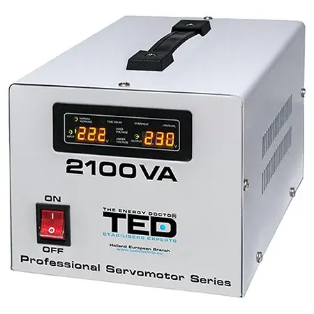 stabilizator tensiune servomotor 2100va ted electric TED000132 TED-SVC2100