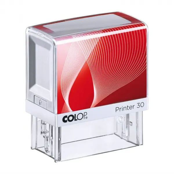 Stampila personalizata Biblioteca SMP6 Printer 30 Tus albastru