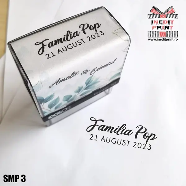 Stampila personalizata Nunta SMP3 Printer 30 Tus negru