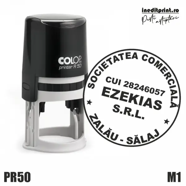 Stampila Printer R50 Societate Comerciala Tus negru