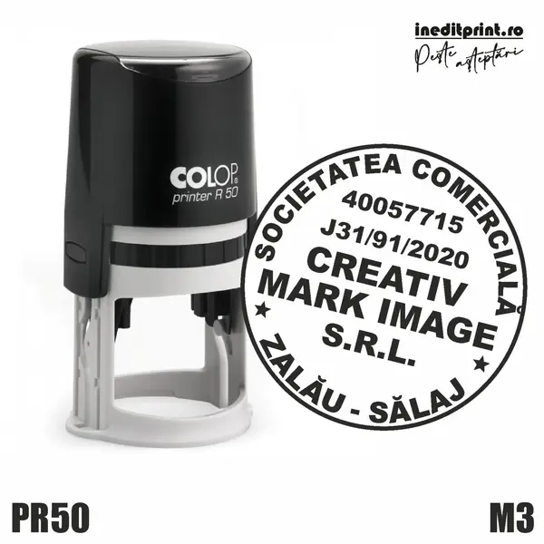 Stampila Printer R50 SRL Tus negru