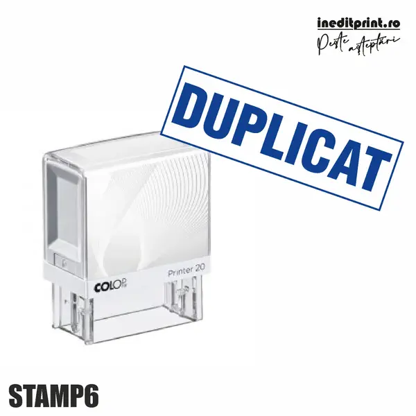Stampila Printer STAMP6 - Duplicat Tus negru, PRINTER 20
