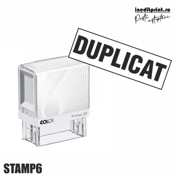 Stampila Printer STAMP6 - Duplicat Tus negru, PRINTER 30