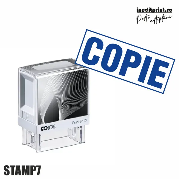 Stampila Printer STAMP7 - COPIE Tus albastru, PRINTER 20