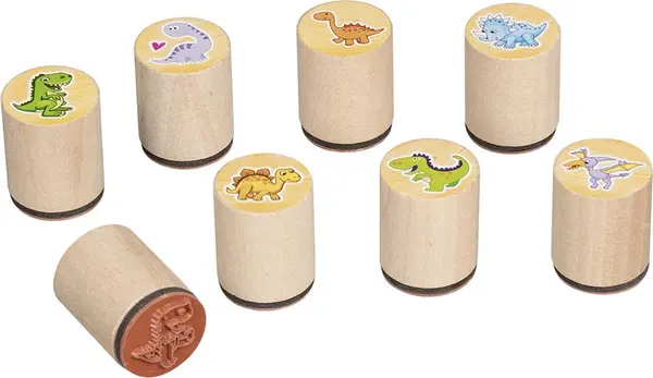 Stampile din lemn Goki - Dinozaur, gama larga