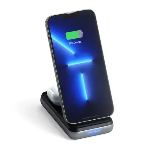 Stand de alimentare, SATECHI, Wireless, Negru