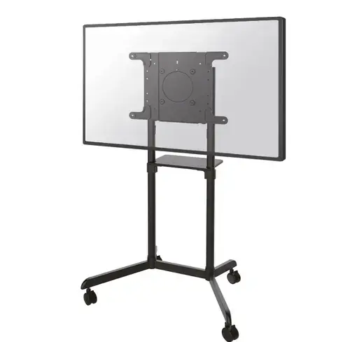 Stand mobil de podea Neomounts by Newstar NS-M1250BLACK, 37inch-70inch, VESA max. 600x400, suporta pana la 70kg, inclinatie 5°, rotatie 90°, Negru