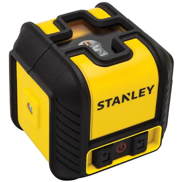 Stanley Laser Stanley STHT77498-1, nivela laser cubix cu linie in cruce, lumina rosie (630 nm), prindere trepied 1/4, 2x1.5V AA, ± 0.6mm/m, raza actiune 12m