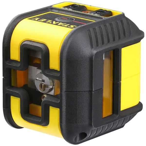 Stanley Laser Stanley STHT77502-1, nivela laser Cross90, cu linie in cruce, lumina rosie (630 nm), prindere stativ 1/4, 2x1.5V AA, ± 0.5mm/m, raza actiune 12m