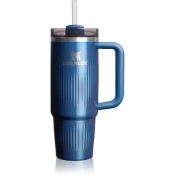 Stanley Quencher H2.O FlowState™ Fluted Tumbler pahar din oțel inoxidabil cu pai medium