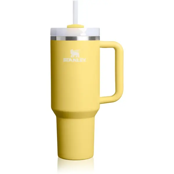 Stanley Quencher H2.O FlowState™ Tumbler pahar din oțel inoxidabil cu pai mare Daffodil 1180 ml