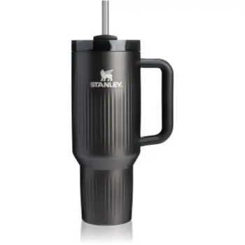Stanley Quencher H2.O Fluted Tumbler pahar din oțel inoxidabil cu pai mare