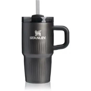 Stanley Quencher H2.O Fluted Tumbler pahar din oțel inoxidabil cu pai mic