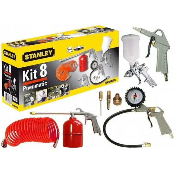 Stanley Set 8 accesorii Stanley 9045671STN, pentru compresoare