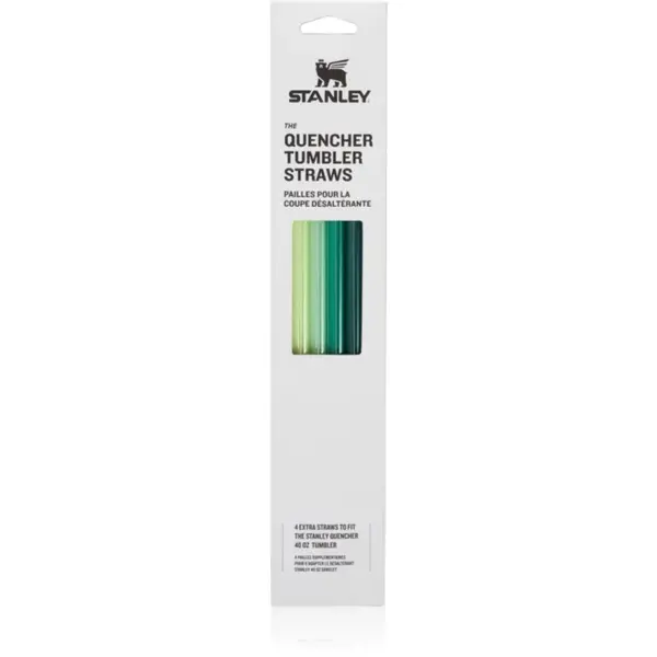 Stanley The Quencher Tumbler Straws pai de rezervă 1180 ml Green 4 buc