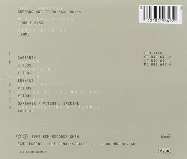 Star | Jan Garbarek