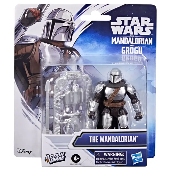 STAR WARS MANDALORIAN SI GROGU ACTION VERSE SET FIGURINA MANDALORIANUL SI ACCESORII