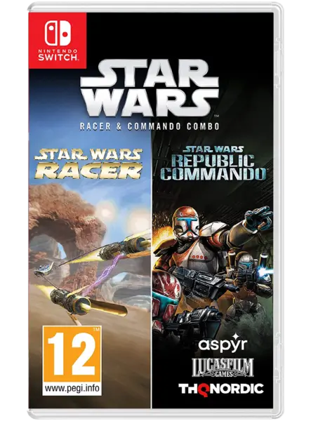 Star Wars Racer &Commando Combo Нинтендо Суич