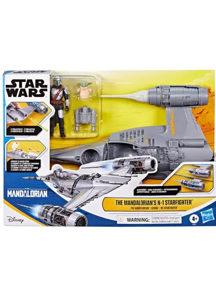 Star Wars The Mandalorian's N-1 Starfighter And Figure Set Target (f9950)