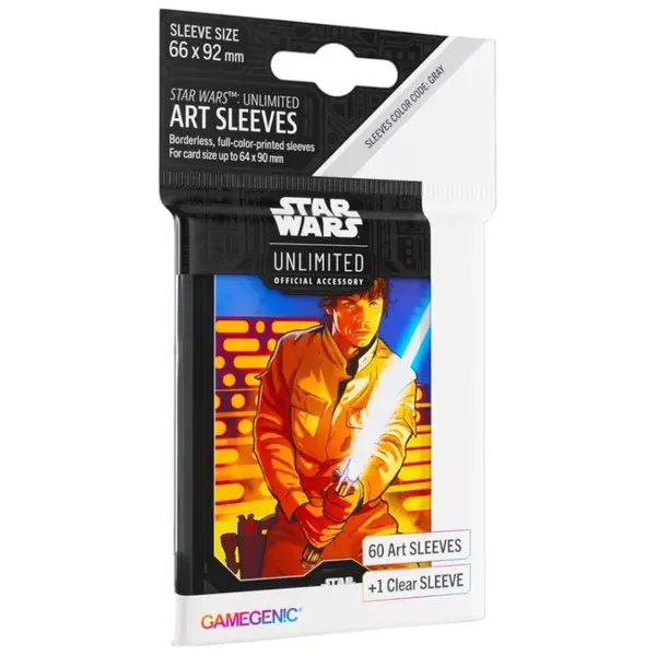 Star Wars Unlimited - Gamegenic - Sleeve-uri Art - Luke Skywalker