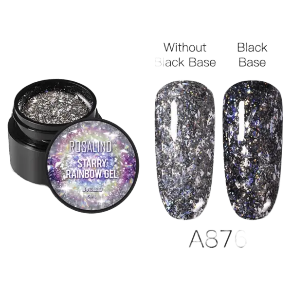 STARRY RAINBOW COLOR GEL A876 - A876 - Everin.ro