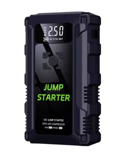 Starter Auto Portabil K09 12V cu Compresor de Aer de 2500A