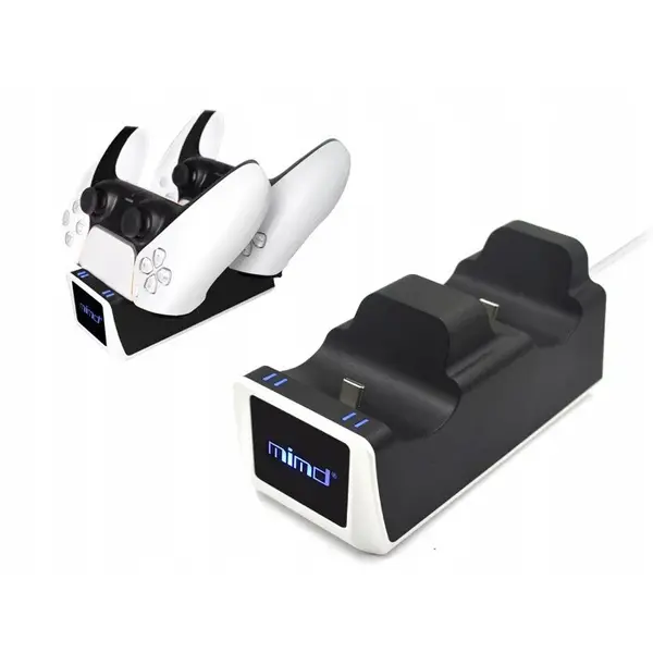 Statia de incarcare Dual Usb Playstand pentru PlayStation 5 PS5, Negru