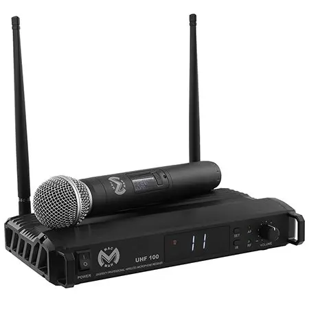 Statie 1 microfon UHF de mana wireless 660.69MHZ Mac Mah UHF 100M