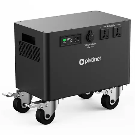 Statie de alimentare portabila LiFePO4 Platinet 3kWh, 2000W, putere de varf 4000W