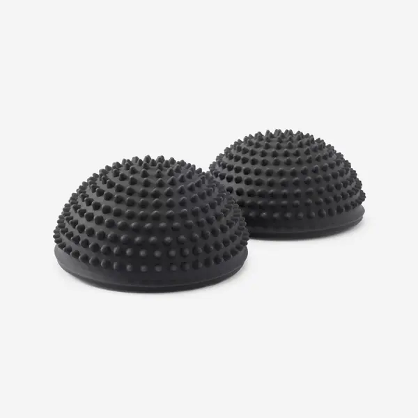 Stație de echilibru Fitness reversibilă și modulară, negru