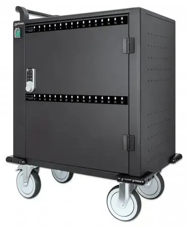 Statie de incarcare Manhattan 716000, 576 W, USB-C PD, 18W/port, 32 Slot-uri (Negru)