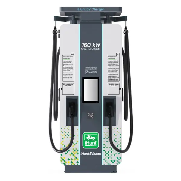 Statie de incarcare ultra rapida cu monetizare iHunt EV DC 160KW V4 2x CCS 2 - Integrare iHuntEV
