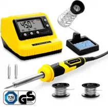 Statie digitala de lipit PSIS 10-230V, Putere 60W, 3 Trepte de temperatura, Interval temperatura 200-450 °C