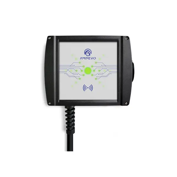 Statie incarcare masini electrice Ampevo AMP322T2GO-CP+RFID, 22 kW, Type 2, trifazat + 2x card RFID