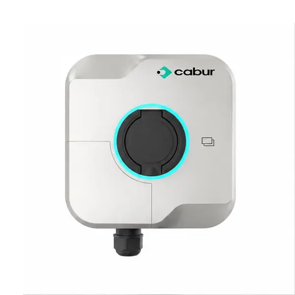 Statie incarcare masini electrice Cabur Evo EVEVO7S, 7 kW, Type 2, monofazat, RFID, 4G, WiFi, Bluetooth, control din aplicatie