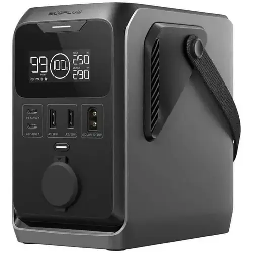 Statie portabila de alimentare EcoFlow Trail 300 DC, 288Wh, 90K mAh, afisaj CD, USB-C, USB-A
