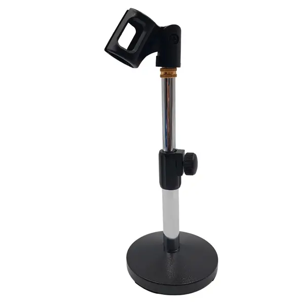 Stativ profesional pentru microfon DEPOX , Sound Helper, metalic, 33 cm, negru