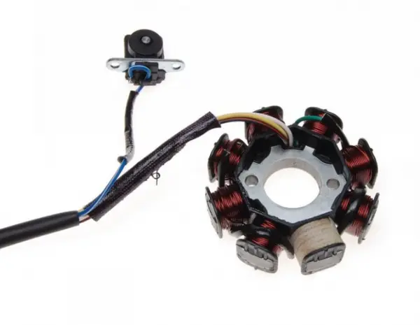 Stator aprindere si cititor 125cc, 8 bobine