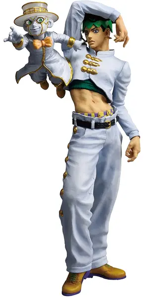 Statuetă Banpresto Animation: Jojo's Bizarre Adventure - Rohan Kishibe & Heaven's Door (Ichibansho), 25 cm