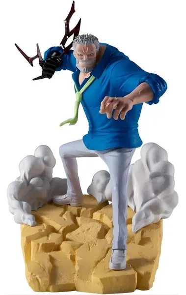 Statuetă Banpresto Animation: One Piece - Monkey D. Garp (Senkozekkei), 19 cm