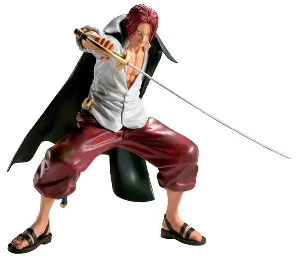 Statuetă Banpresto Animation: One Piece - Shanks, 23 cm