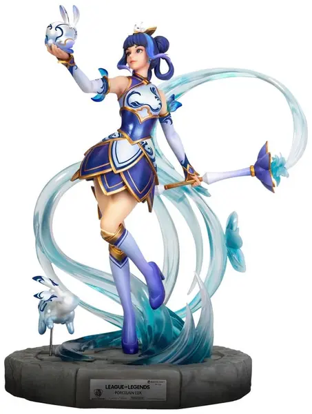 Statuetâ Beast Kingdom Games: League of Legends - Lux (Limited Edition), 42 cm