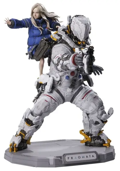 Statuetă Capcom Games: Pragmata - Hugh & Diana, 28 cm