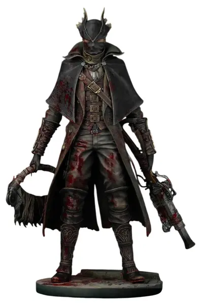 Statuetă Gecco Games: Bloodborne: The Old Hunters - Hunter Blood Regain Edition, 32 cm